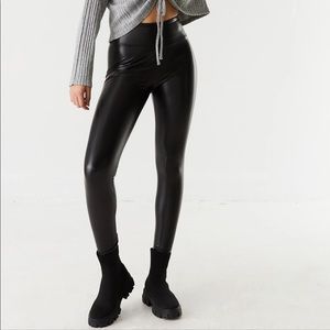Streetwear Society Faux Leather Leggings